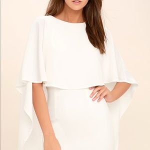 LULUS GORGEOUS WHITE DRESS